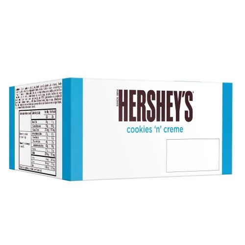 HERSHEY'S DISPLAY TABLETAS COOKIES AND CREAM 46 G X 12 UNIDS - Imagen 2