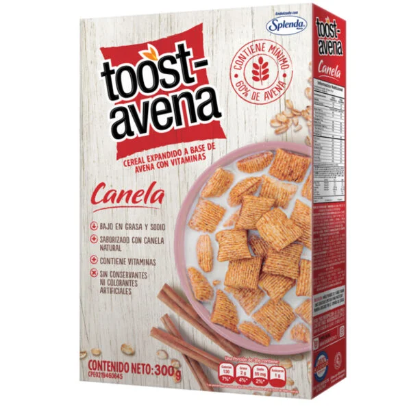 TOO'ST AVENA CANELA 300GR