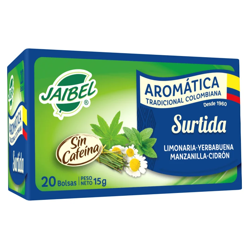 JAIBEL TRADICIONAL COLOMBIANA SURTIDA X20 SOBRES