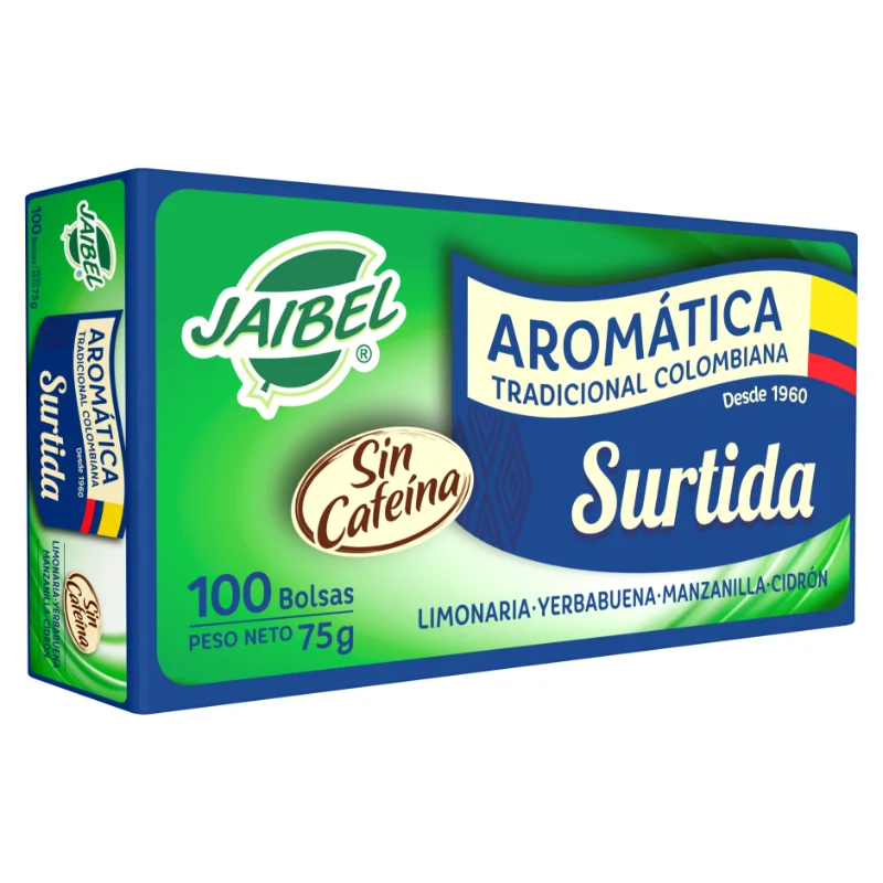 JAIBEL TRADICIONAL COLOMBIANA SURTIDA X100 SOBRES