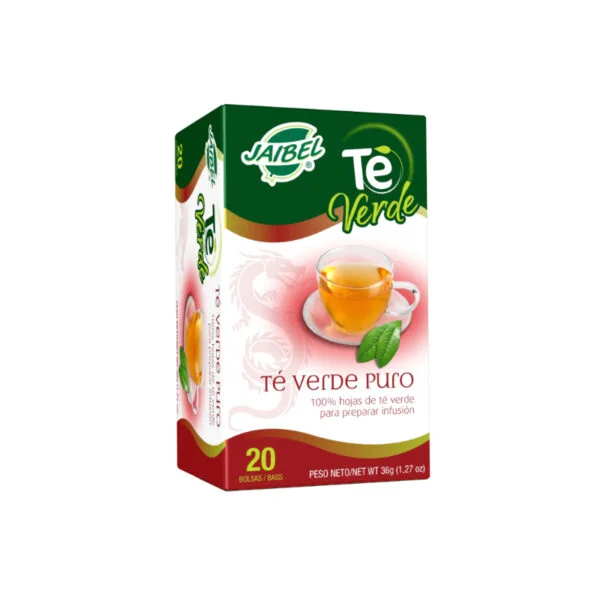 JAIBEL TÉ VERDE PURO X 20 SOBRES