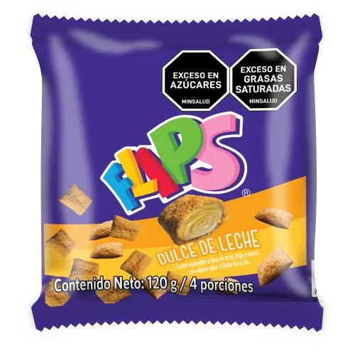 FLIPS DULCE DE LECHE BOLSA 120G