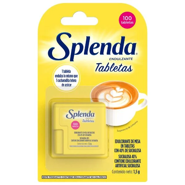 SPLENDA TABLETAS X100 UNIDS