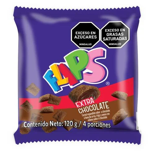 FLIPS EXTRA CHOCOLATE BOLSA 120GR
