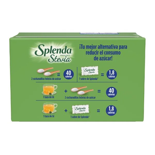 SPLENDA STEVIA X25 SOBRES - Imagen 4