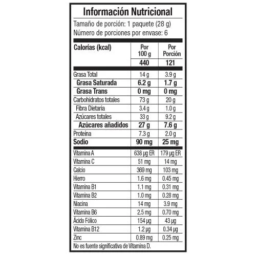 FLIPS COOKIES AND CREAM 28G X 6 UNIDS - Imagen 3