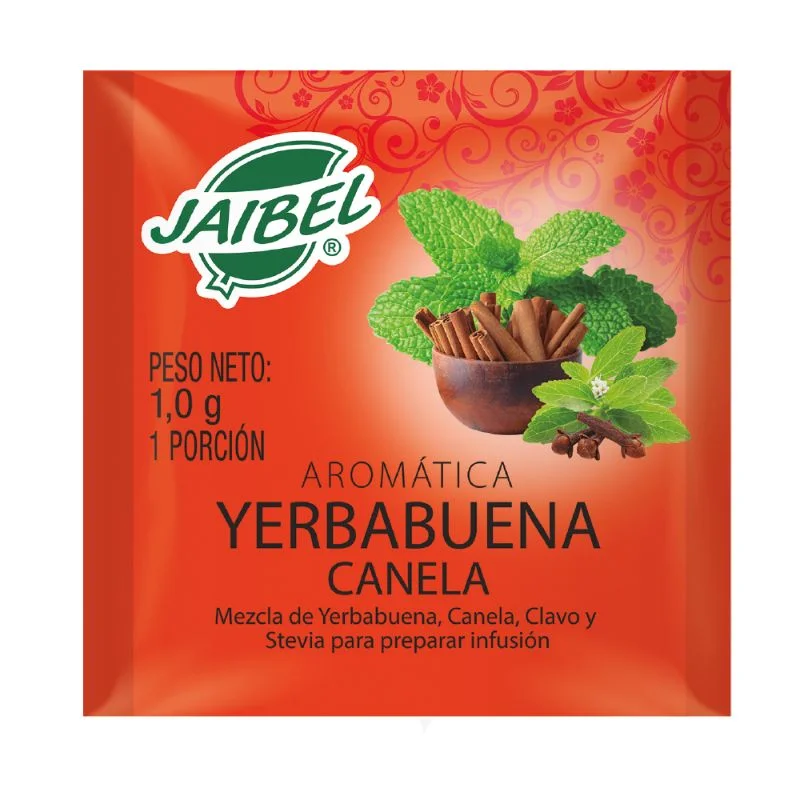 JAIBEL YERBABUENA CANELA X 20 SOBRES - Imagen 4