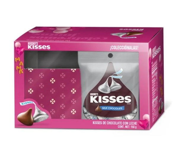 HERSHEY'S KISSES EDICIÓN ESPECIAL 150GR GRATIS COSMETIQUERA - Imagen 2