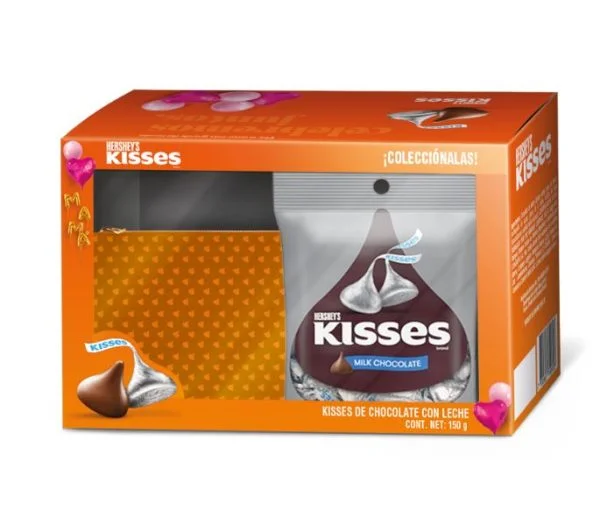 HERSHEY'S KISSES EDICIÓN ESPECIAL 150GR GRATIS COSMETIQUERA - Imagen 3