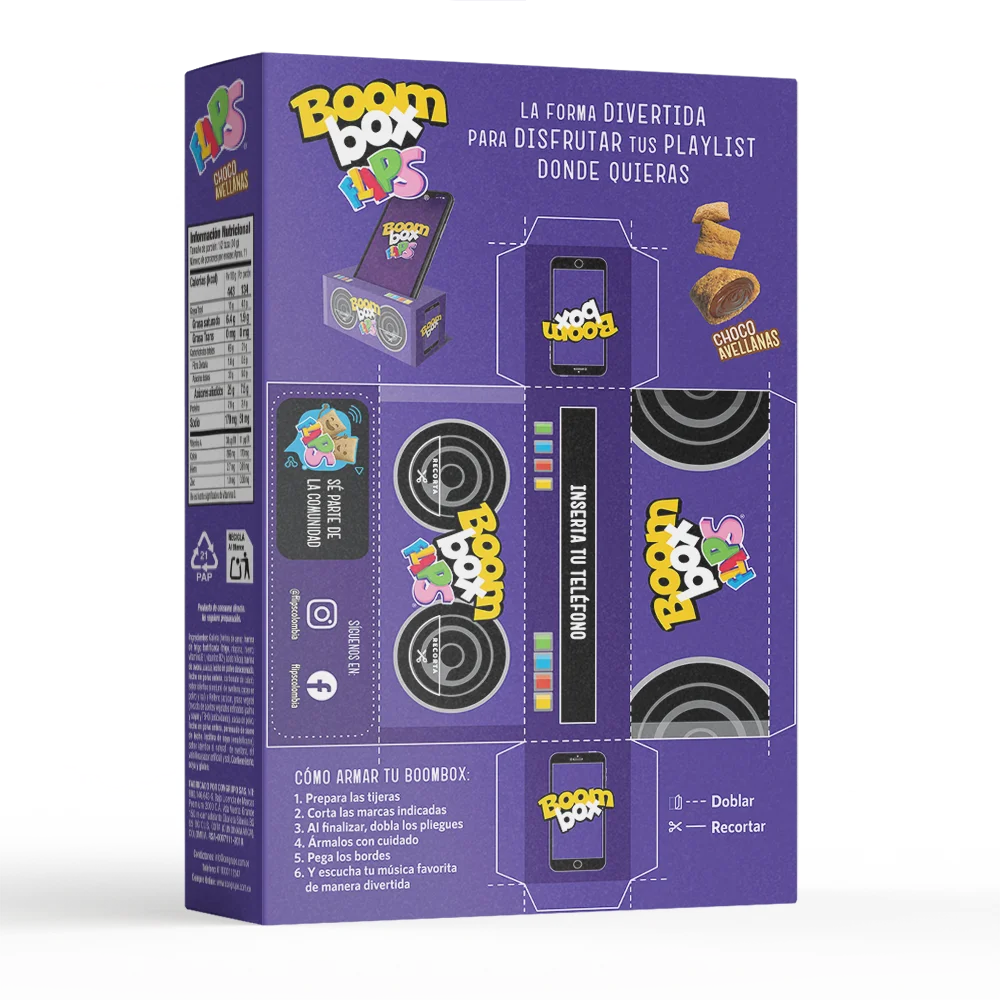 FLIPS CHOCO AVELLANAS 320G - Imagen 2