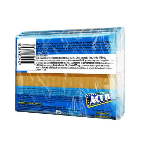 ACT II NATURAL PACK 3 UNIDS  240GR - Imagen 2