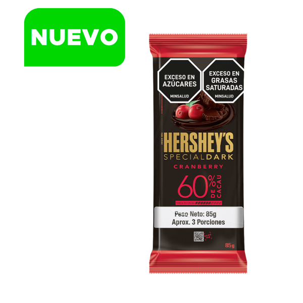 HERSHEY'S SPECIAL DARK ARÁNDANOS 60% CACAO 85G