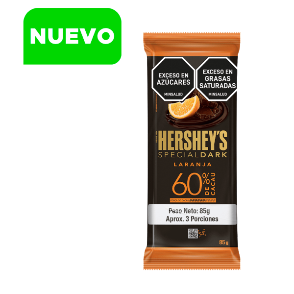HERSHEY'S SPECIAL DARK NARANJA 60% CACAO 85G